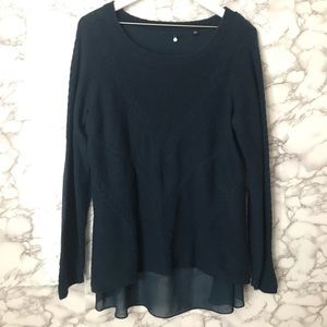 Knitted Knotted: Teal Anthropologie Sweater